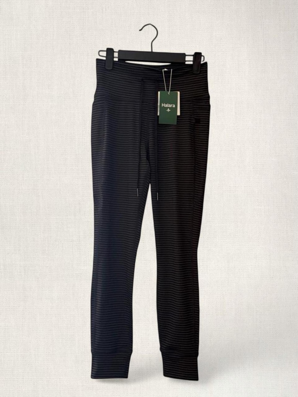 HALARA Black Ribbed Legging/Joggers - Grey and Black